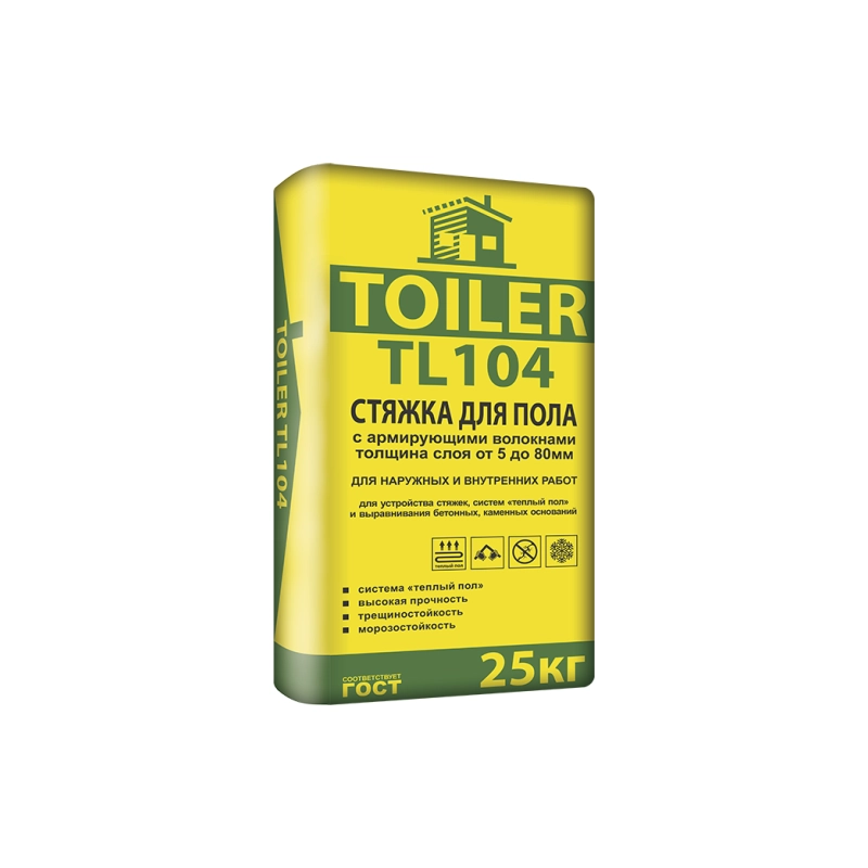 TOILER TL104, Стяжка д/пола, 25кг
