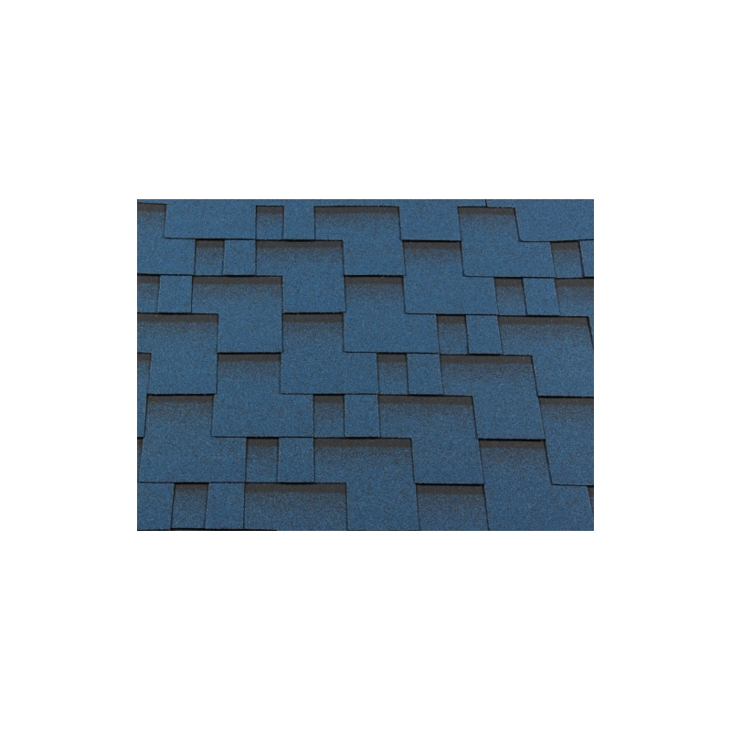 Битумная черепица Roofshield Классик Модерн Синий упак.(3м.кв.)