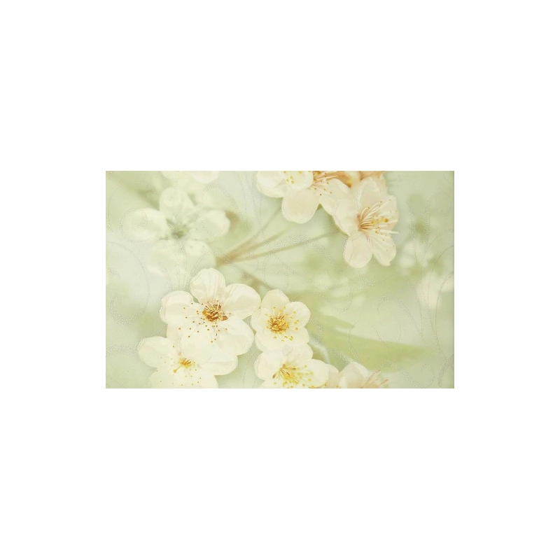 Декор Сакура зел 01 250*400 1с