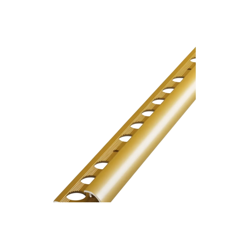 Угол для плитки РП-АКП-06 2,5м (Анодирован,Золото мат)(3121)