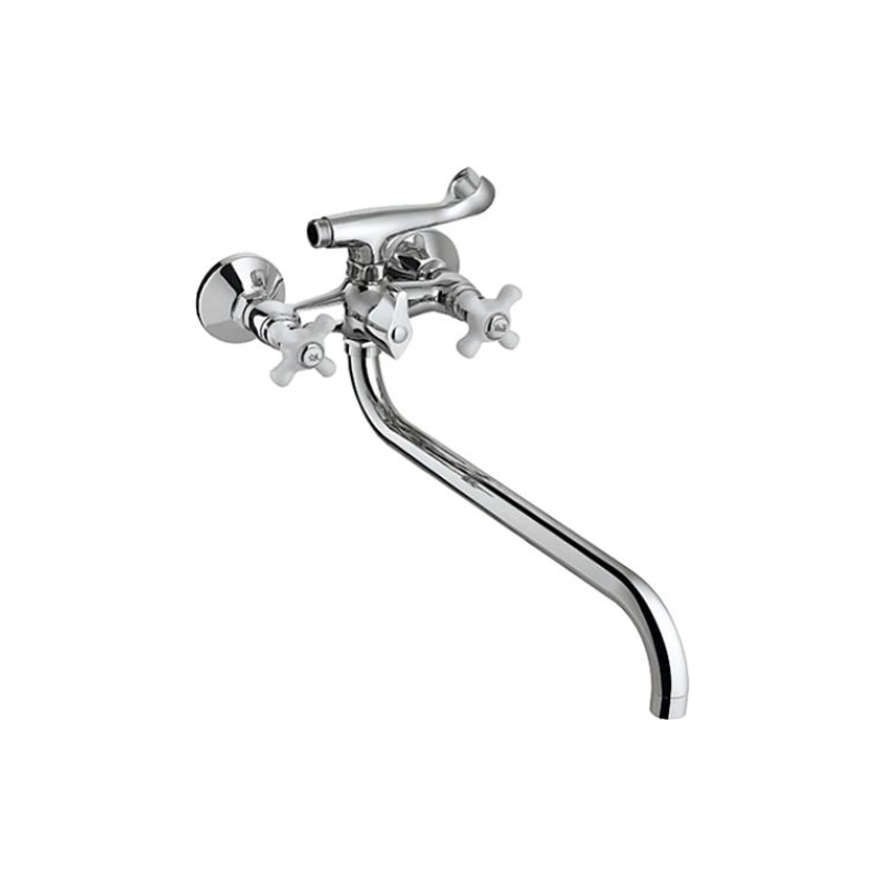 НВ2018 Смеситель HAIBA д/ванны длин.изл.керамич.ручка