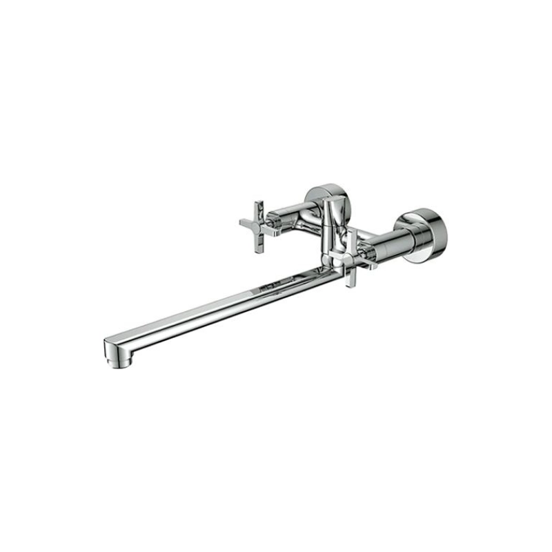 HB20878 Смеситель HAIBA д/ванны длин.изл. хром