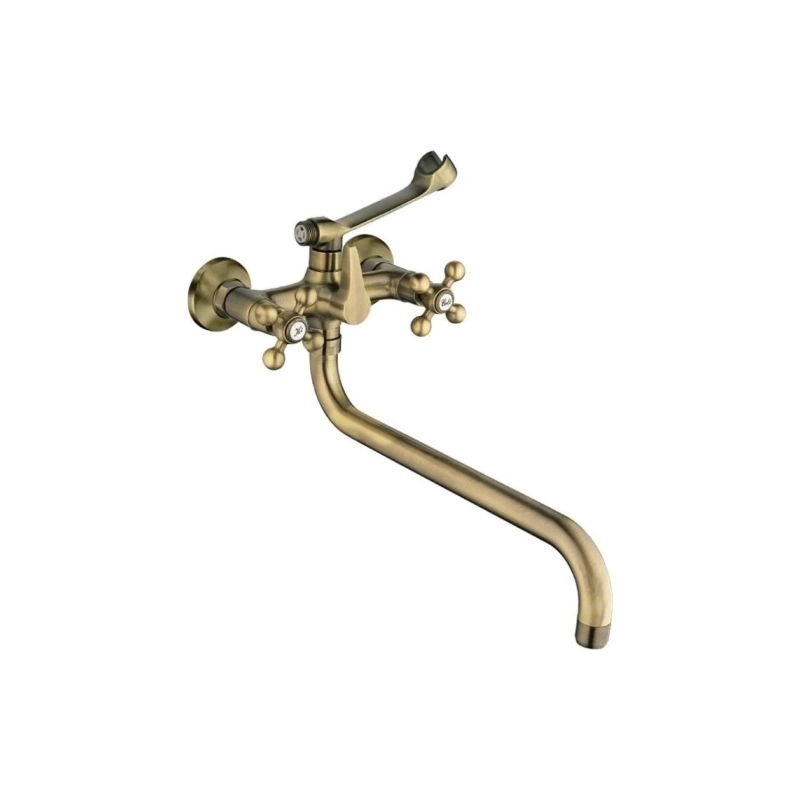 HB2619-4 Смеситель HAIBA д/ванны под бронзу