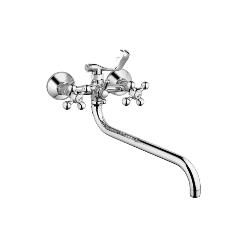 HB2719-1 Смеситель HAIBA д/ванны длин.излив. матовый