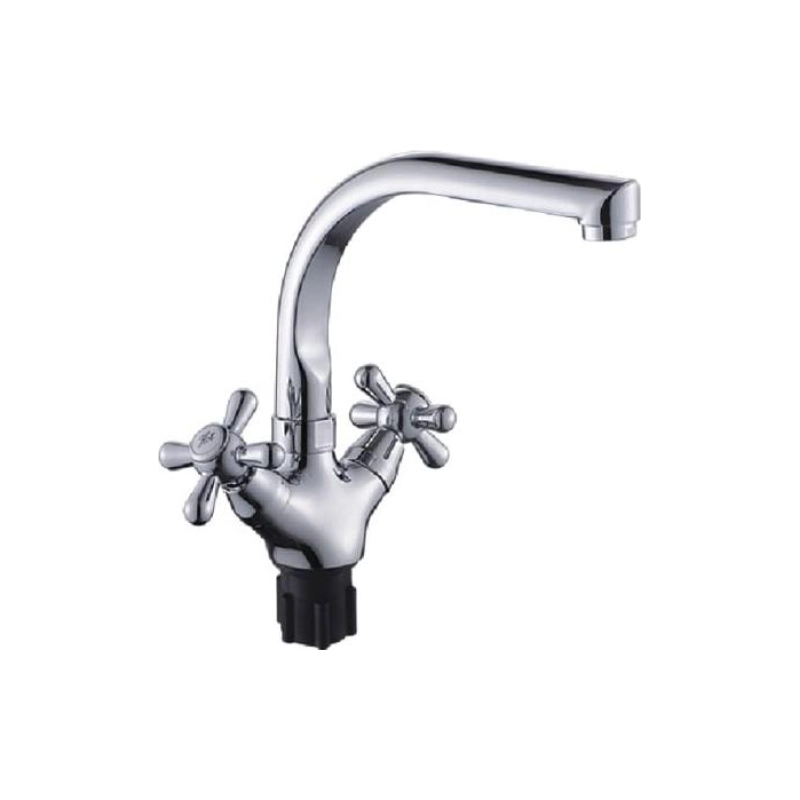 Смеситель Эверест кухня с высок.излив(крепл.гайка) В69-301