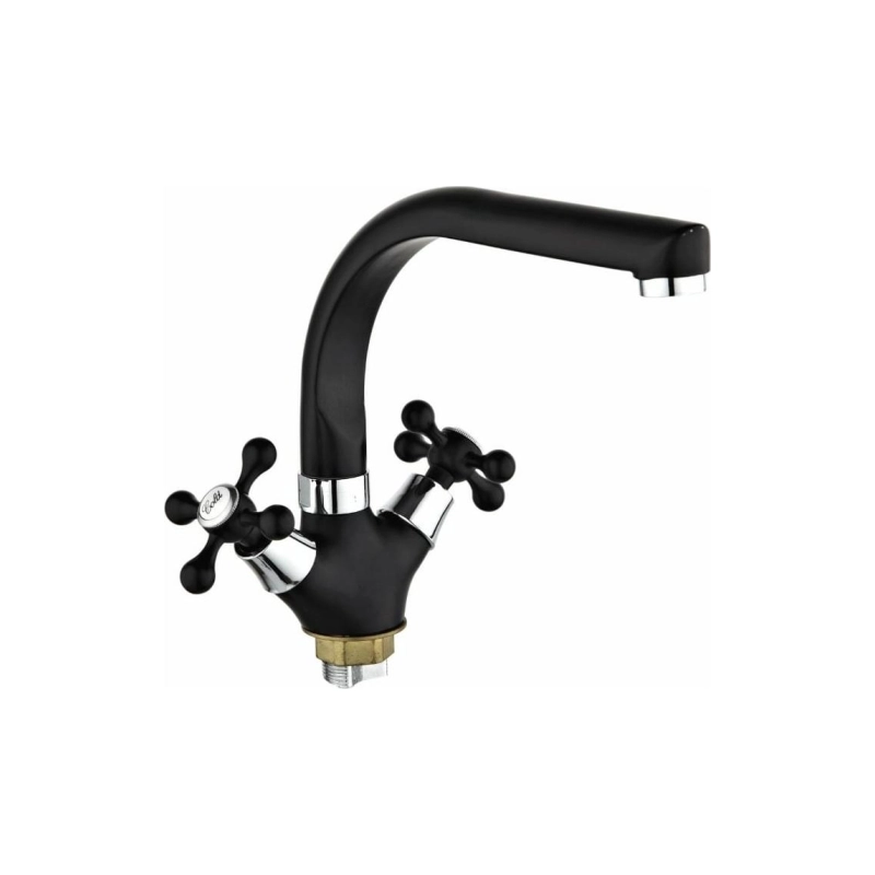 Смеситель Эверест кухня с высок.излив(крепл.гайка) В69-656