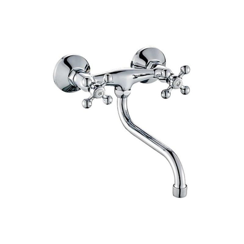 НВ4319 Смеситель HAIBA д/кухни настенный хром