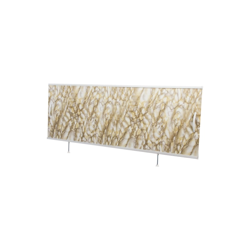 Экран 170 см Стандарт бежевый мрамор №26