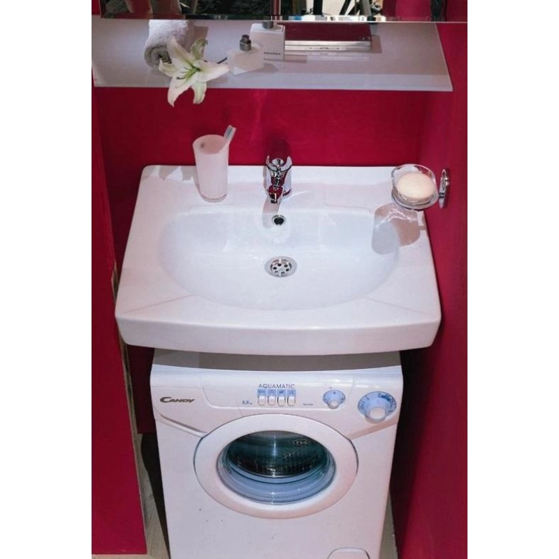 Умывальник Santek ПИЛОТ 60 с сифоном (п/стир.машинку)