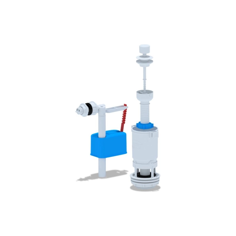 АНИ ПЛАСТ WC4050 Набор с бок.подв.шток пластик эконом