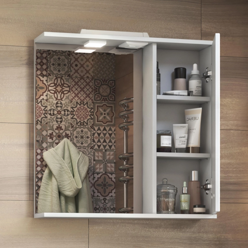 DIANA 70 Зеркало со шкафом прав с св