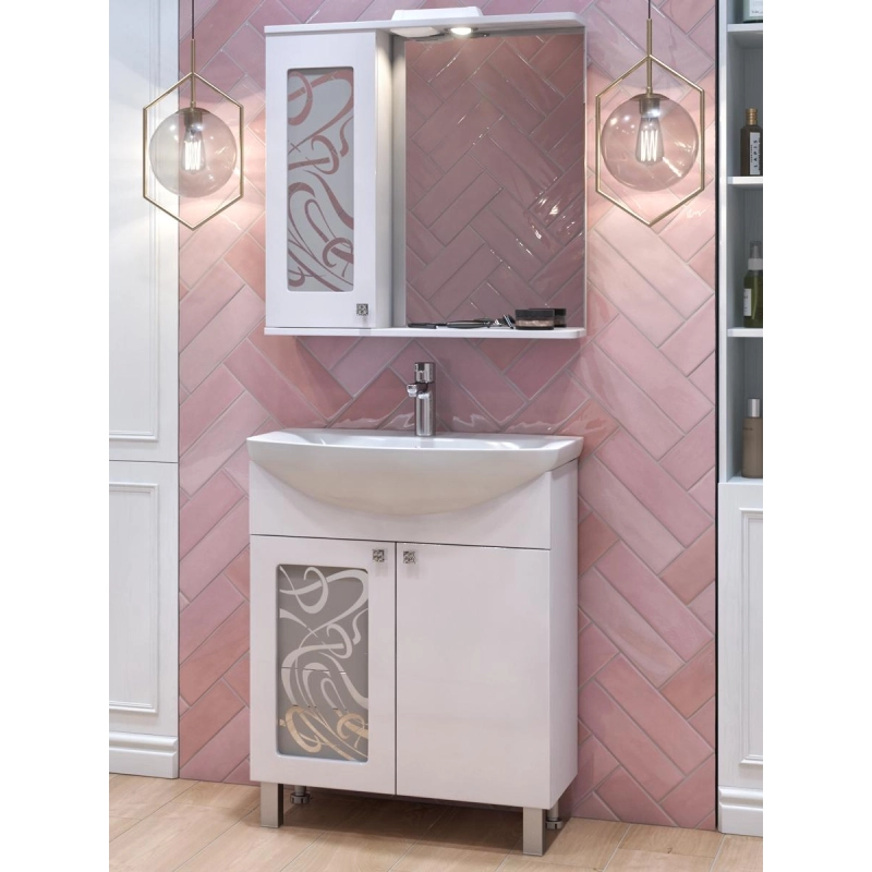 PROVANS 70 Зеркало лев №5-700 со шкаф.с свет.