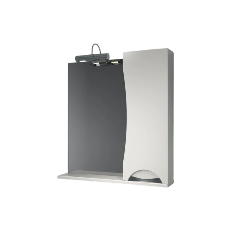 КАПРИЗ ЗЕРКАЛЬНЫЙ 65 Зеркало с шкаф. левое со свет.