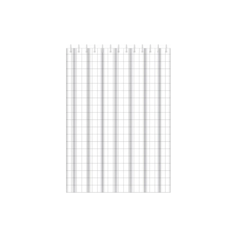 HB75002 Шторка для ванны HAIBA (1,8*1,8,полиэтилен)