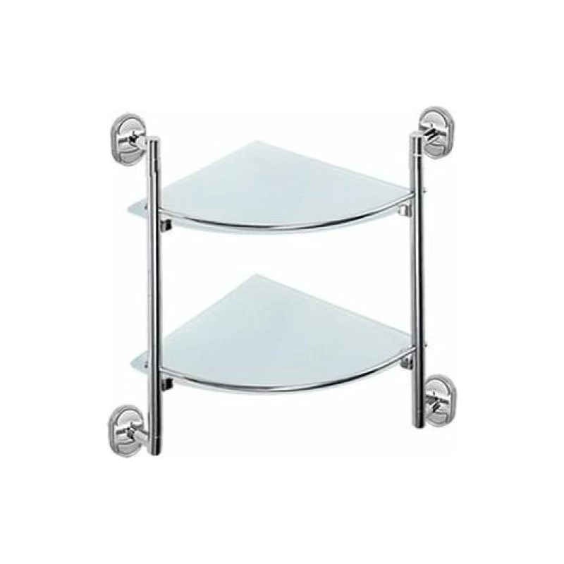Potato Полка стекло, угловая 2-эт. Р2907-2