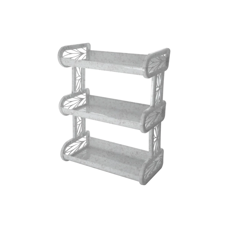 Полка навесная трехсекционная мраморная (BQ1683MP)