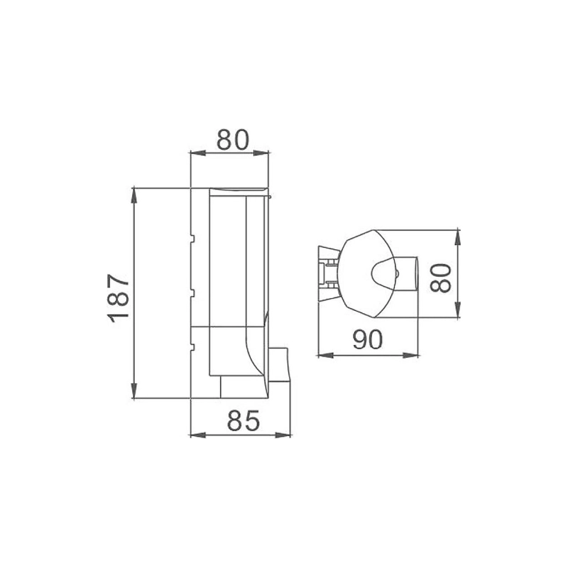 НВ407 Матовый дозатор HAIBА