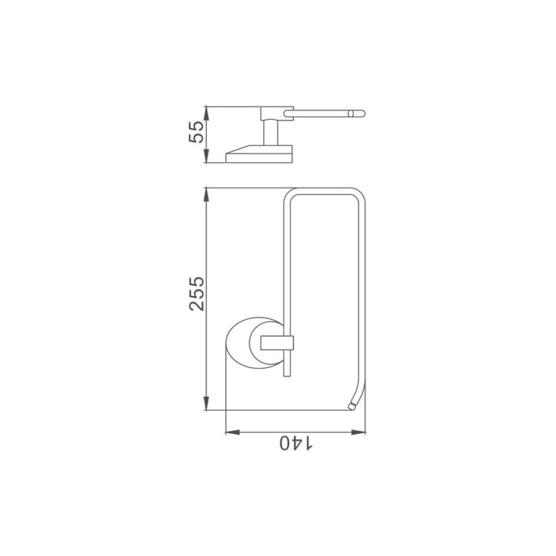 НВ1603-2 Держатель д/туал.бумаги HAIBA