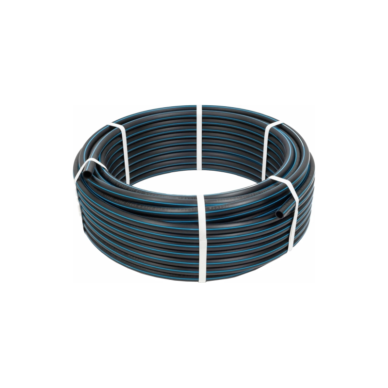 Труба ПЭ д.63 мм PN-8 чёрная (м.)