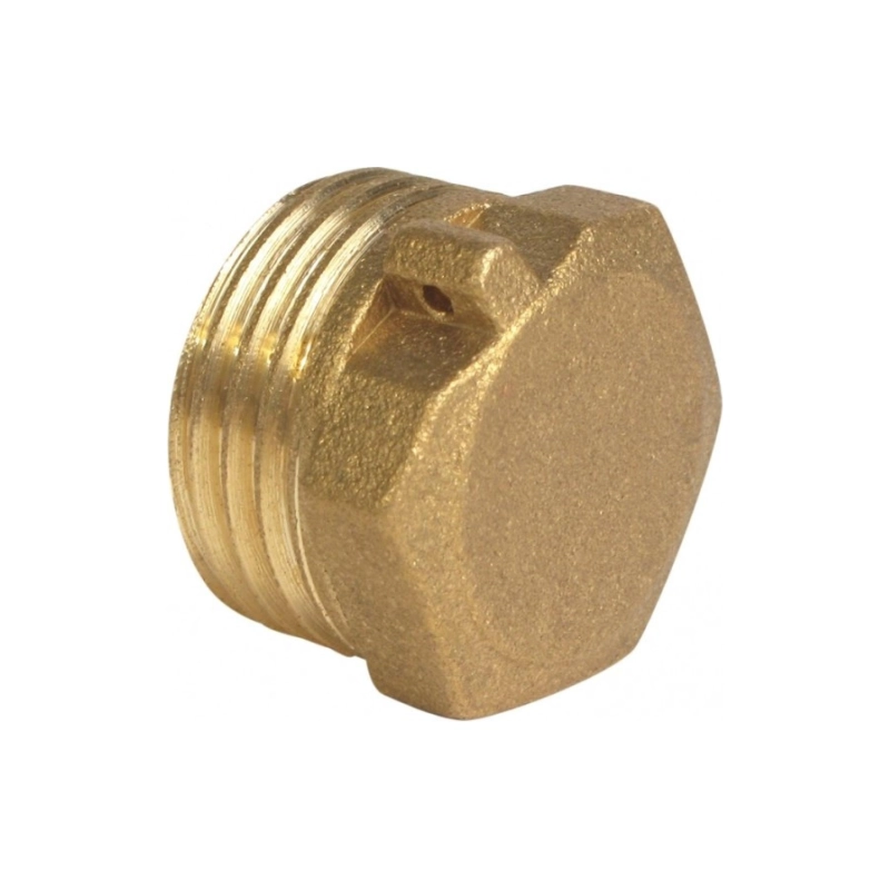 Заглушка 1/2н , латунь