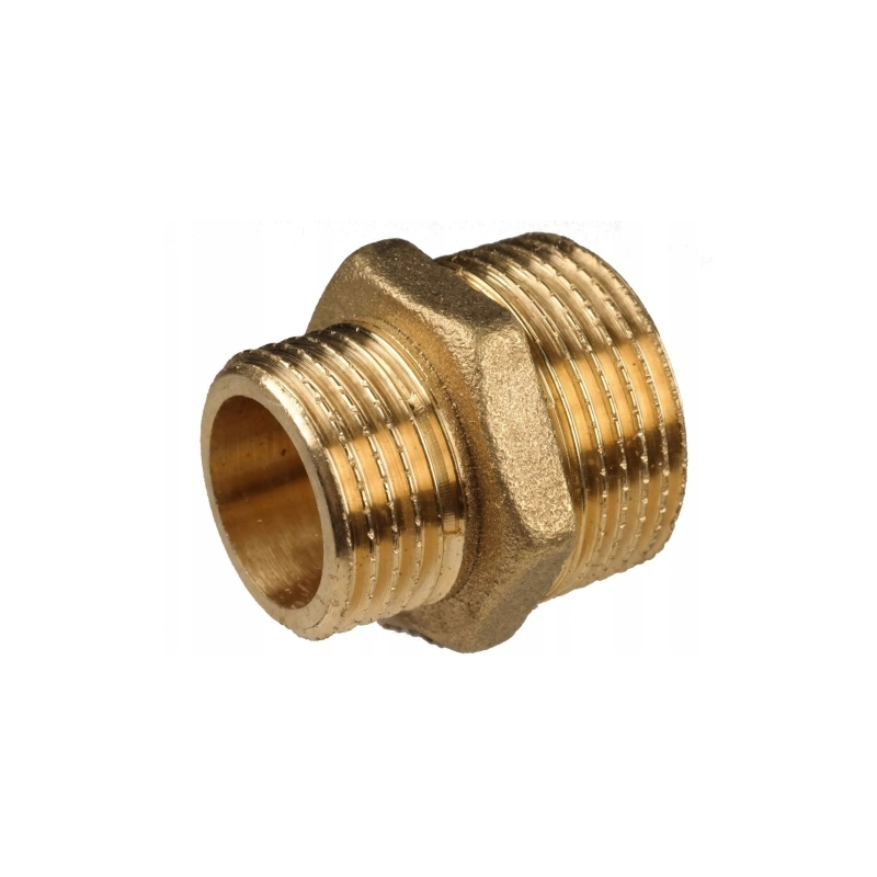 Ниппель 1-1/2х3/4, латунь