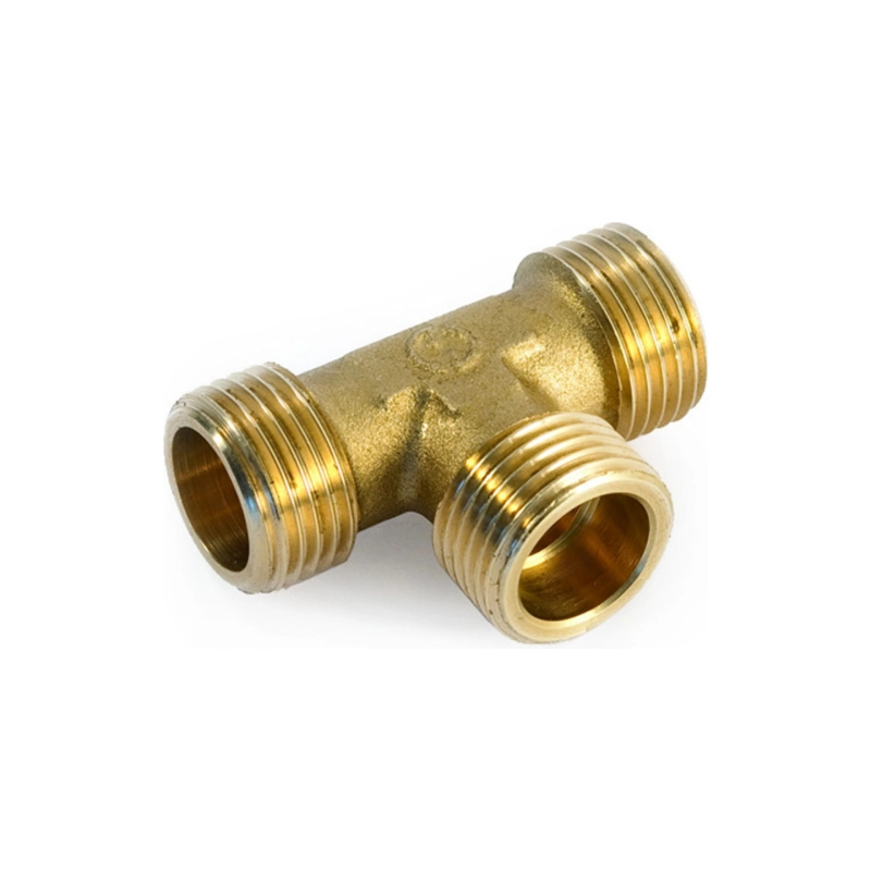 Тройник 1 ннн, латунь.