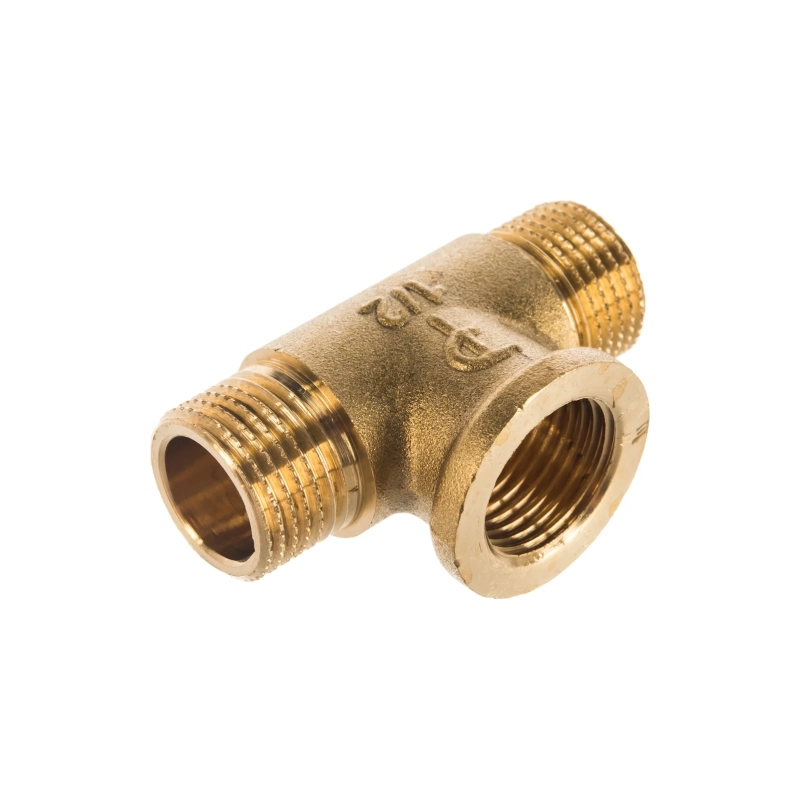 Тройник 1/2 нвн, латунь