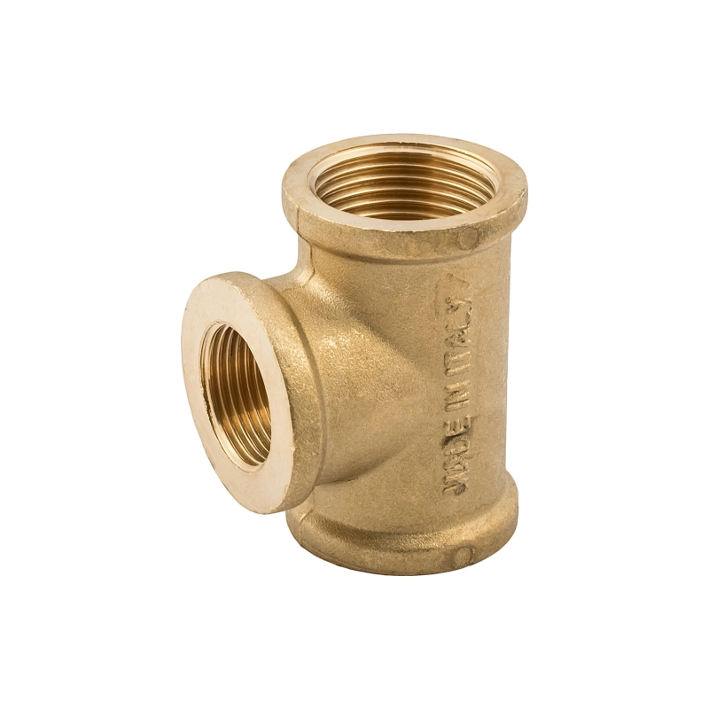 Тройник 3/4 ввв, латунь