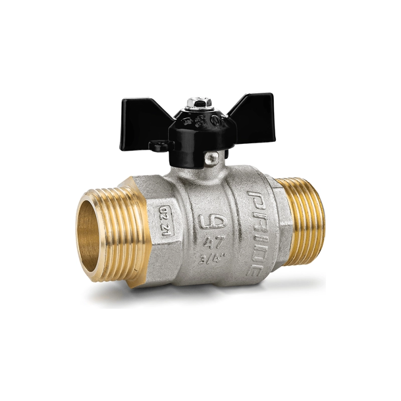 Кран шаровый 1/2 гш бантик ник. LD Pride PN40