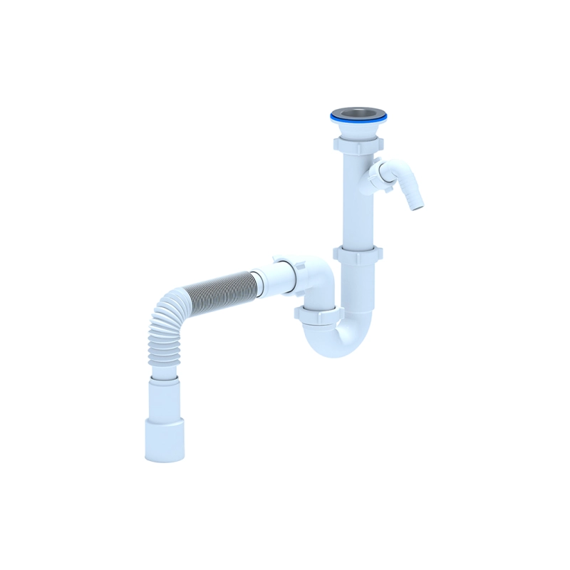 АНИ ПЛАСТ D1015 Сифон Ани, 1 1/2*40 прямоточ. с отв ст.м.с г/т 40х40/50