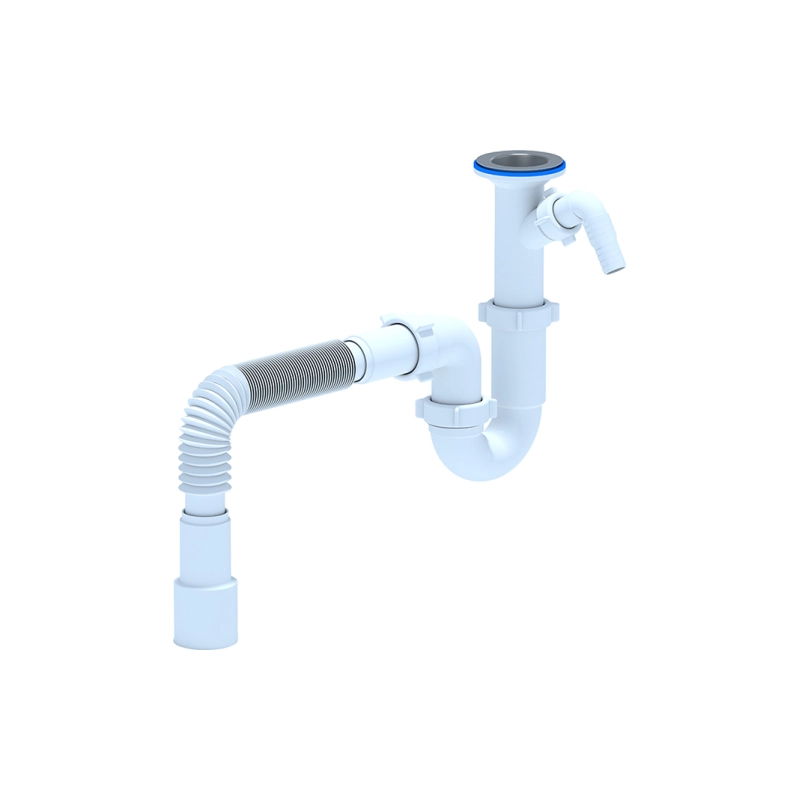 АНИ ПЛАСТ D2015 Сифон Ани, 1 1/2*40 прямоточ. с отв ст.м.с г/тр 40х40/50