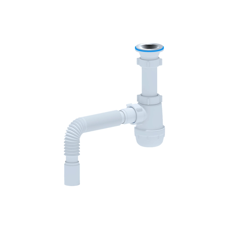 АНИ ПЛАСТ А0105 Сифон Ани, 1 1/2*40 с гибкой трубой 40х40