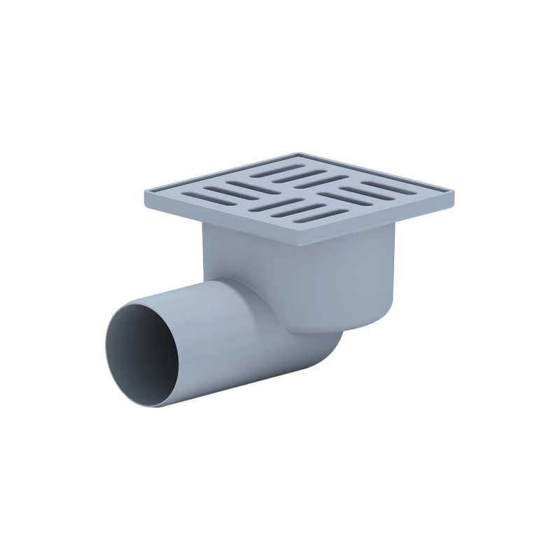 АНИ ПЛАСТ ТА5104 Трап гориз.вып.50 с решеткой из пластика 10*10