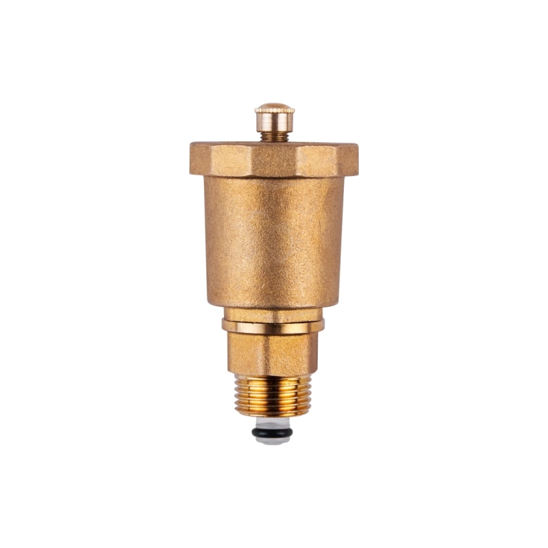 Воздухоотводчик прямой 1/2 c клапаном