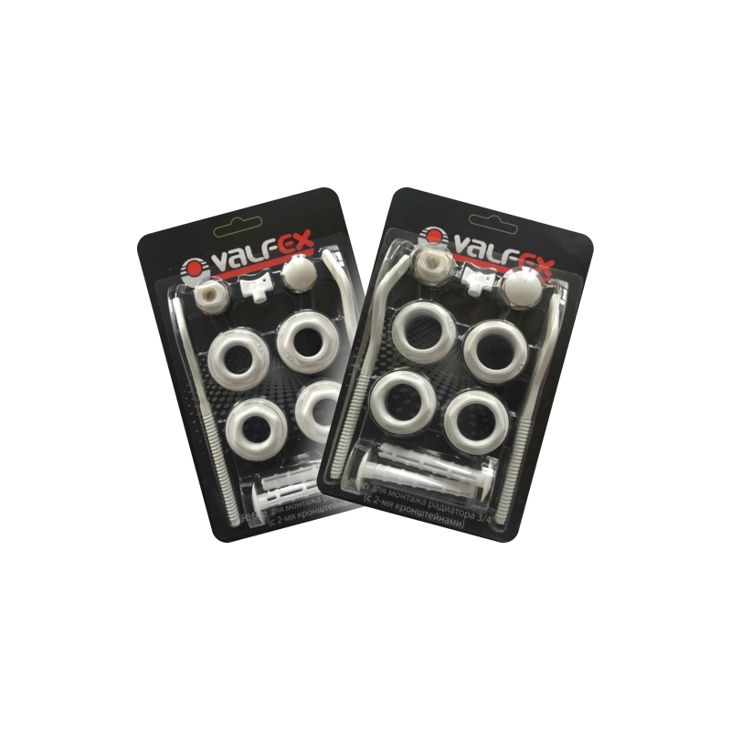 VALFEX Комплект пробок 1/2 д/радиаторов с 2-мя кронштейнами