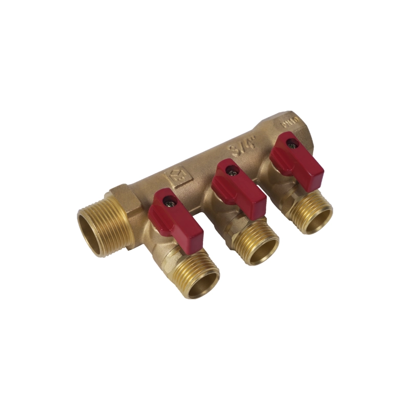 Коллектор гребенка 3/4, 3 выхода