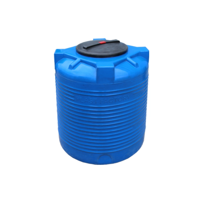 СТЕРХ Емкость для воды 300л кругл, ВЕРТ, голубая