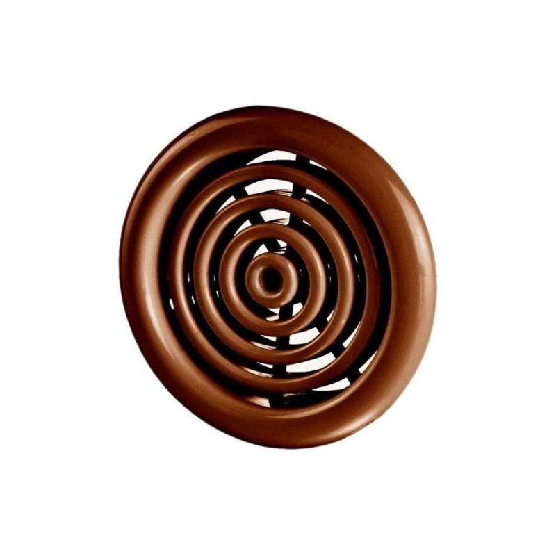 Решетка вентиляционная пластик МВ 51/4 бВ коричневая