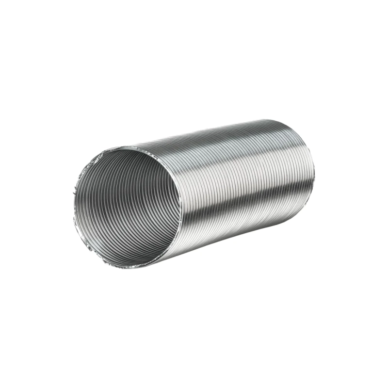 Канал алюминиевый гофрированный КОМПАКТ (3м) АЛЮВЕНТ (50 мкм) д.115