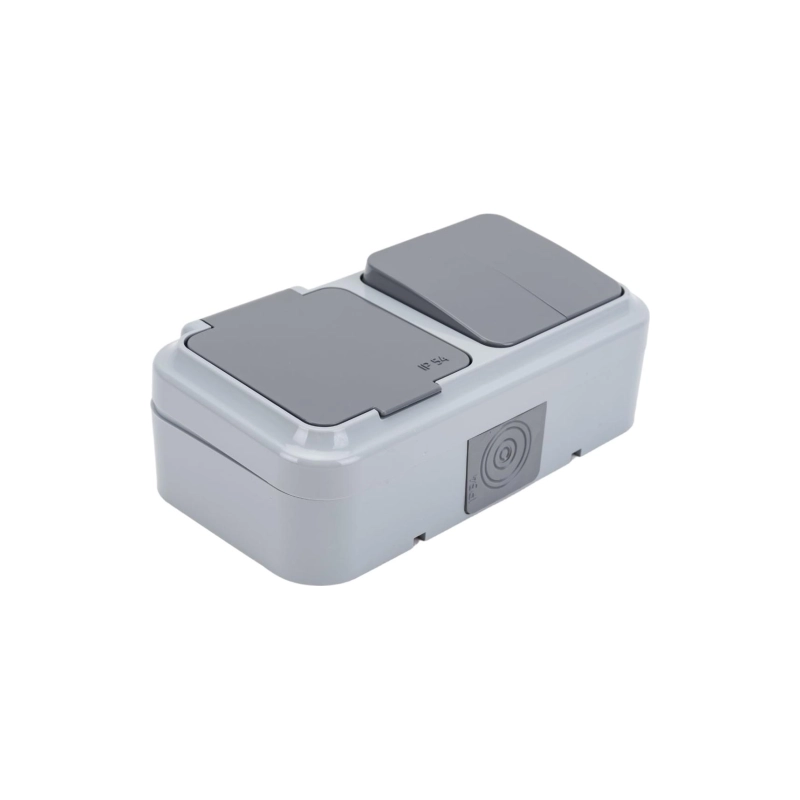 Пралеска Блок ip54-655-03 РА+В2 серый