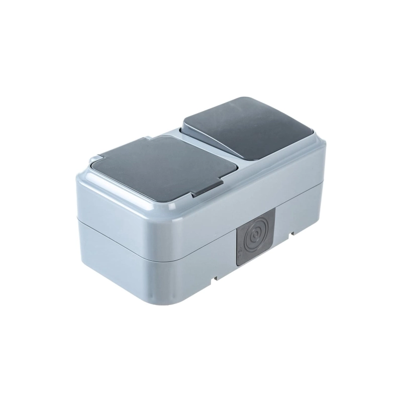 Пралеска Блок ip54-657-03 РАзк+В1 серый