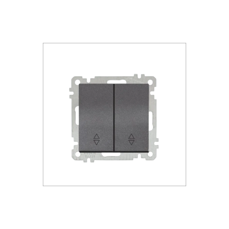 Выключатель двухкл. дым, CANDELA