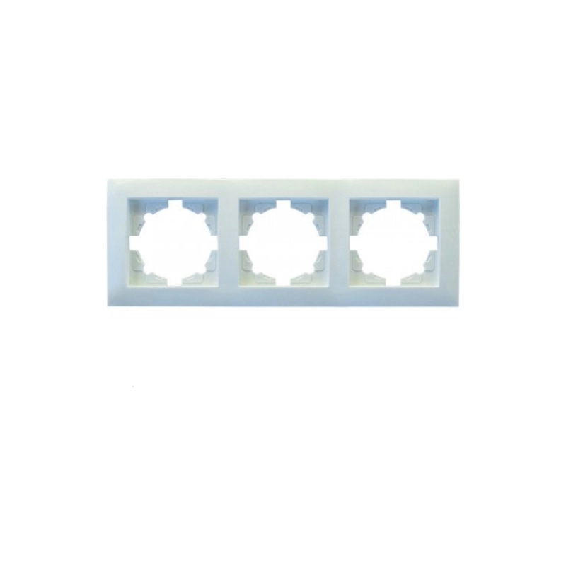 Рамка RH VELENA3-я горизонт.белая HN-011151