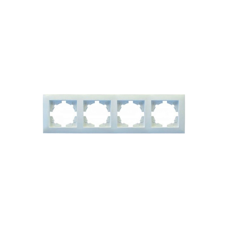 Рамка RH VELENA4-я горизонт.белая HN-011161