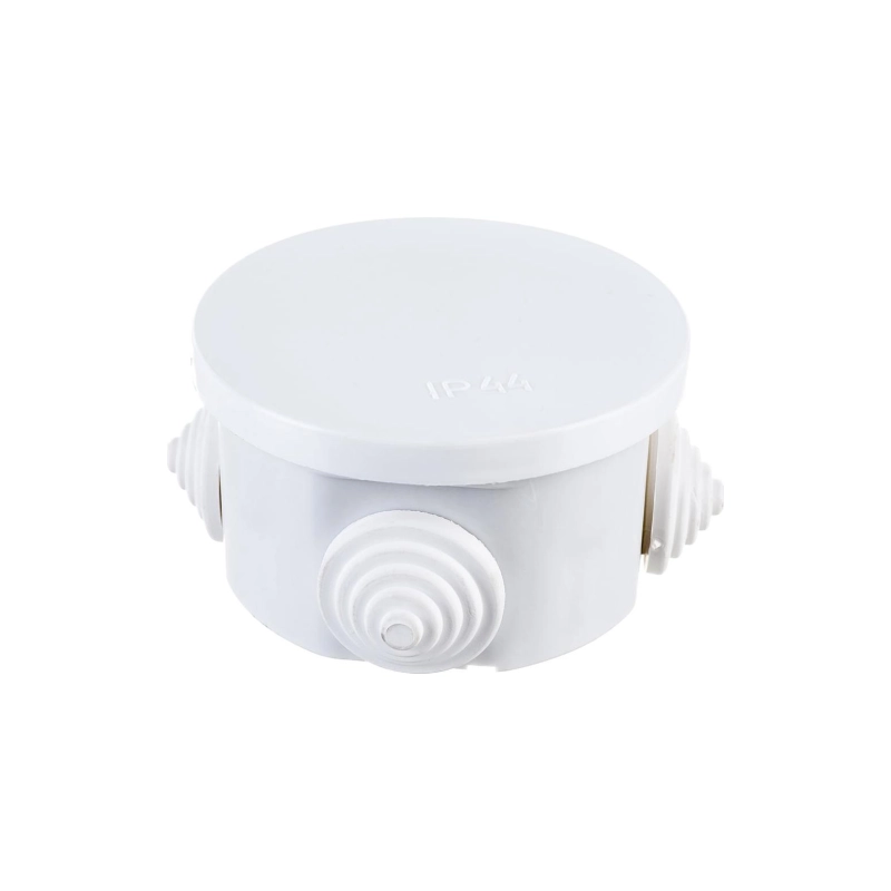 Светоприбор Коробка монтаж. круг.с клем.IP44 КМ-223(85*85*41,5)