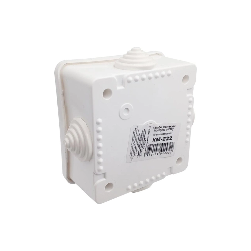 Светоприбор Коробка монтаж. с клем.колод.IP44 КМ-222(102*102*43,5)