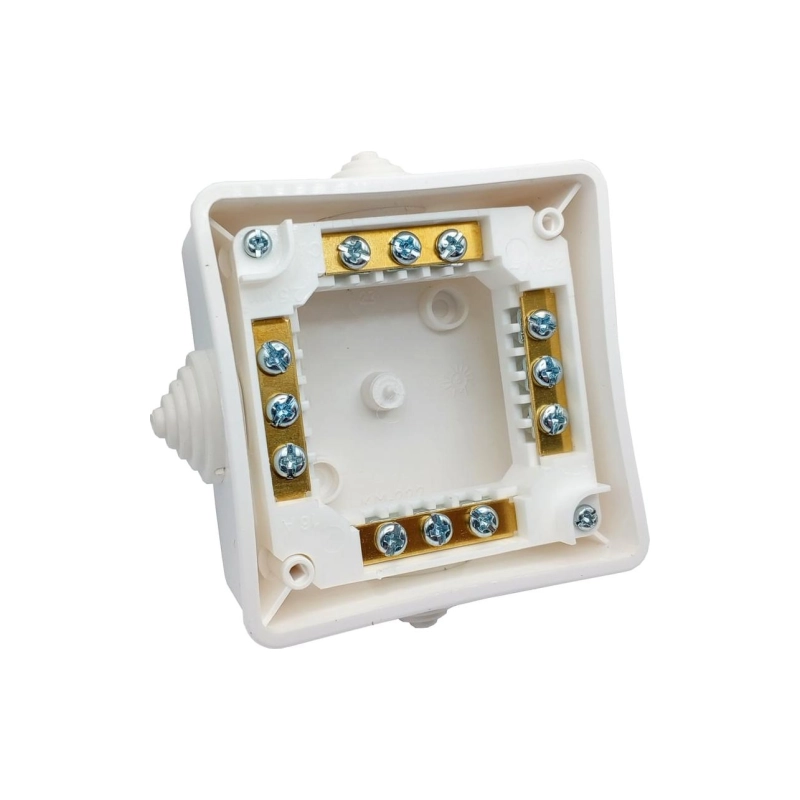 Светоприбор Коробка монтаж. с клем.колод.IP44 КМ-222(102*102*43,5)
