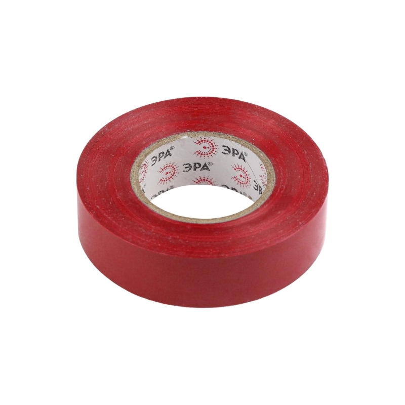 Изолента ПВХ ЭРА 15мм*20м красная
