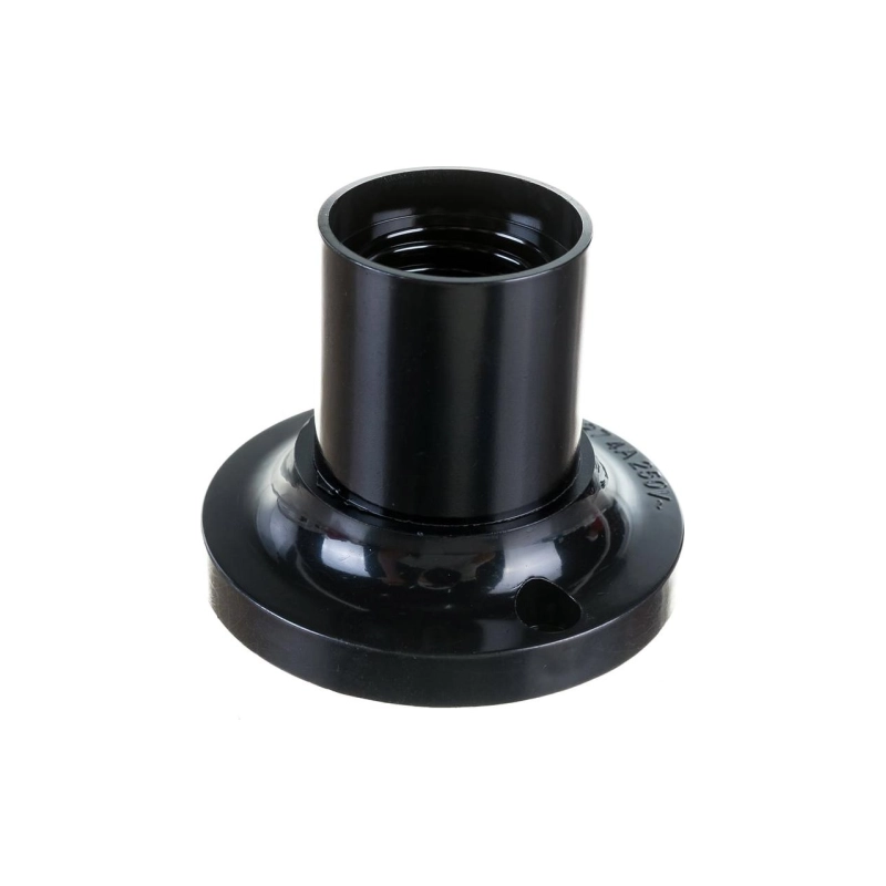 Патрон ЭРА Е-27 бакелит потолочный черный