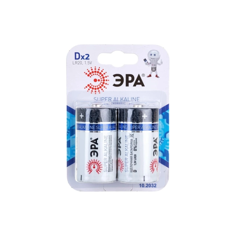 Батарейка ЭРА LR20-2BL box
